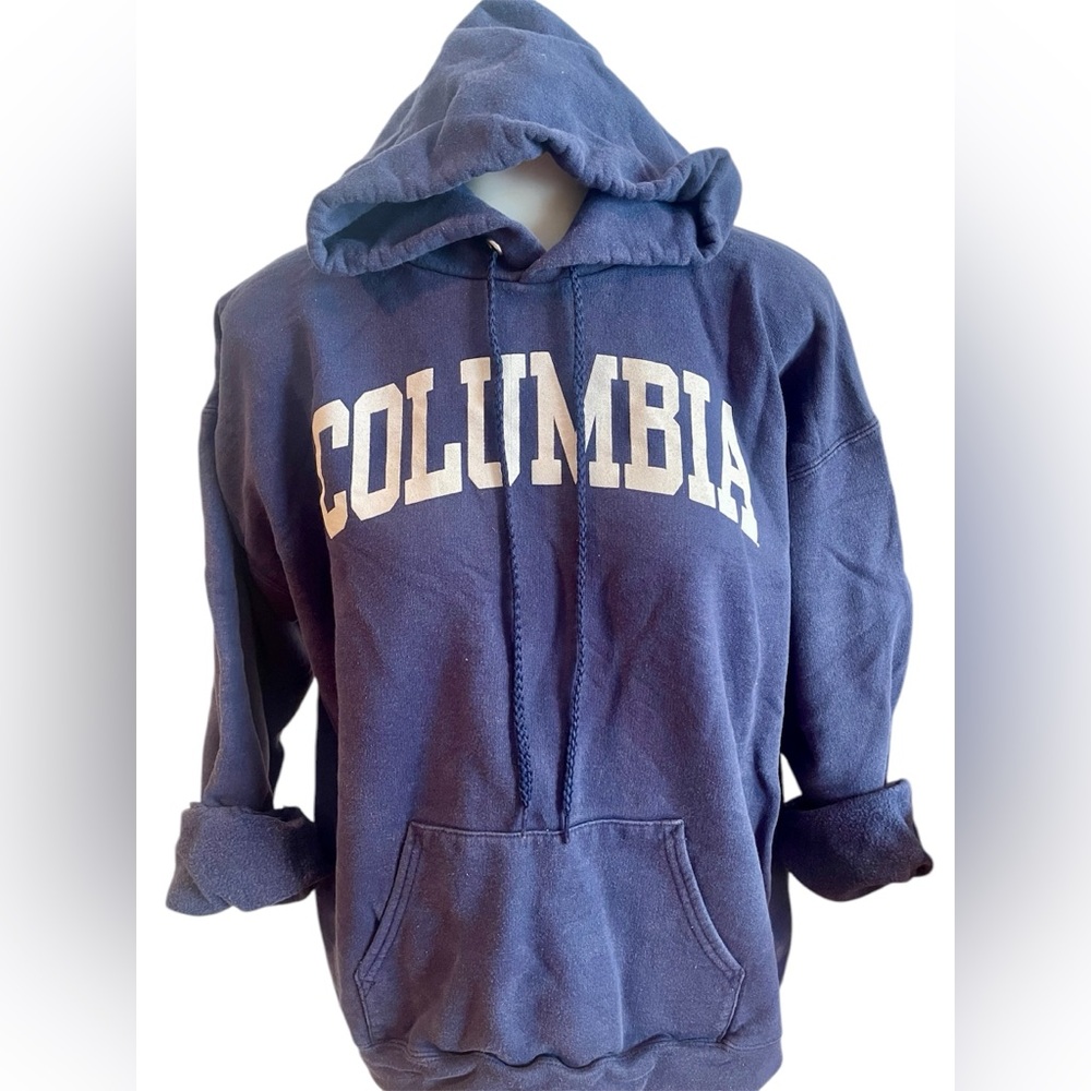 Ivy sport Women’s Columbia Navy Blue Hoodie Sweatshirt SZ M